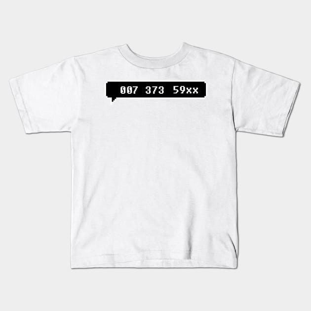 007 373 59xx Shirt Classic Famous 90s Video Games Kids T-Shirt by badCasperTess